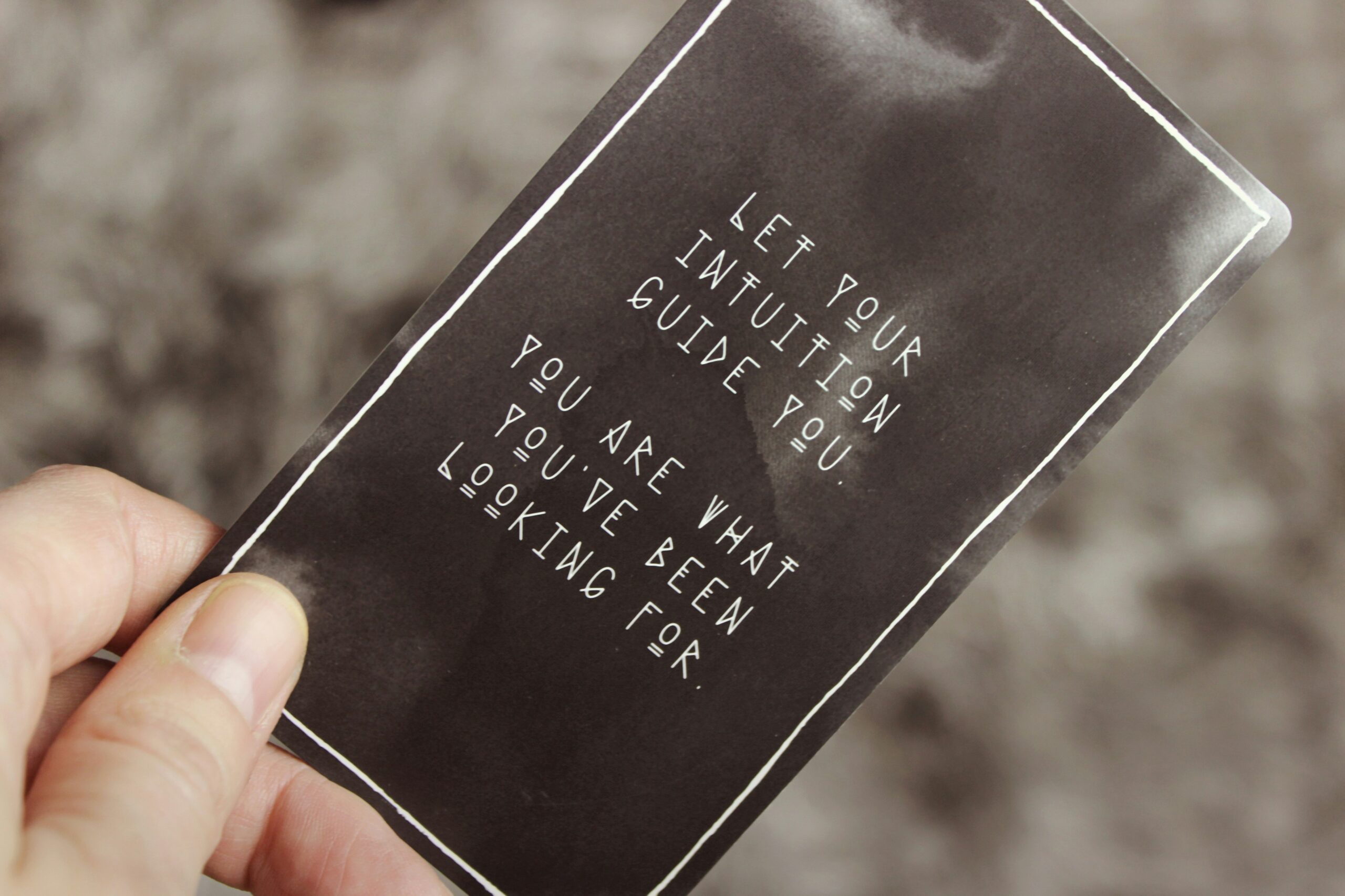 Cartas de um oráculo, clareza e reflexão interior